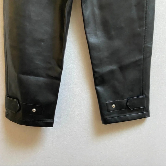 Wilfred Aritzia Modern Vegan Leather High rise Cargo Pants Sz 00 - Picture 6 of 15